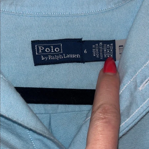 Polo by Ralph Lauren Sky Blue Casual Shirt - Picture 3 of 4